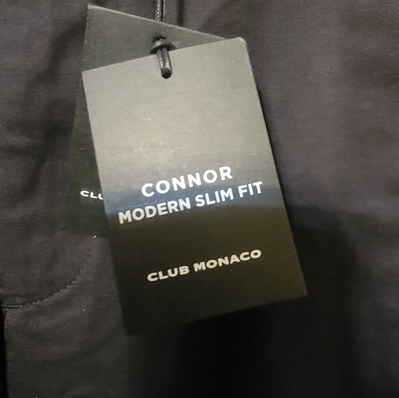 NWT Mens sz 29 x 30 Club Monaco Connor Chino Black Pants - Picture 7 of 8